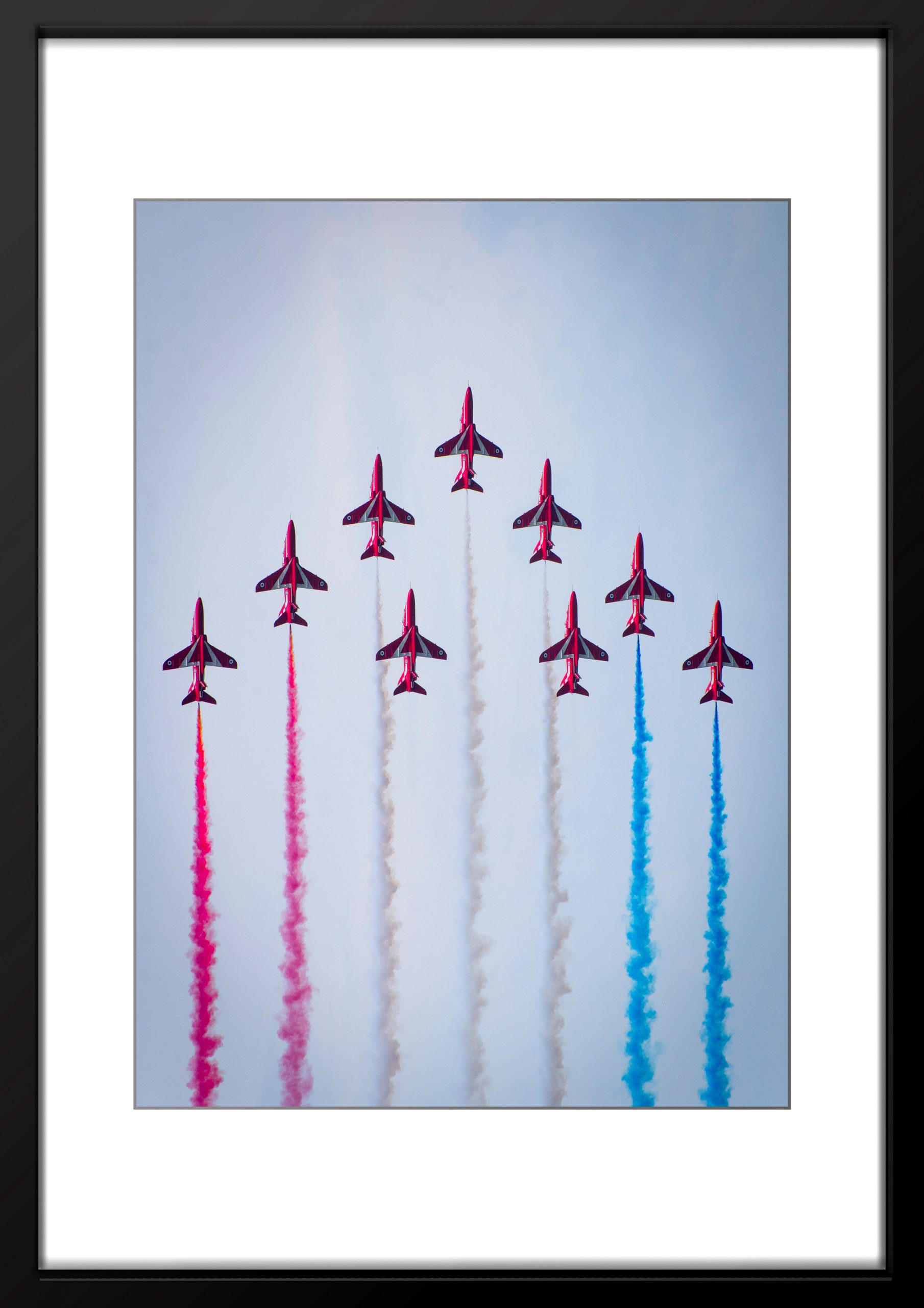 Red Arrows Framed Print