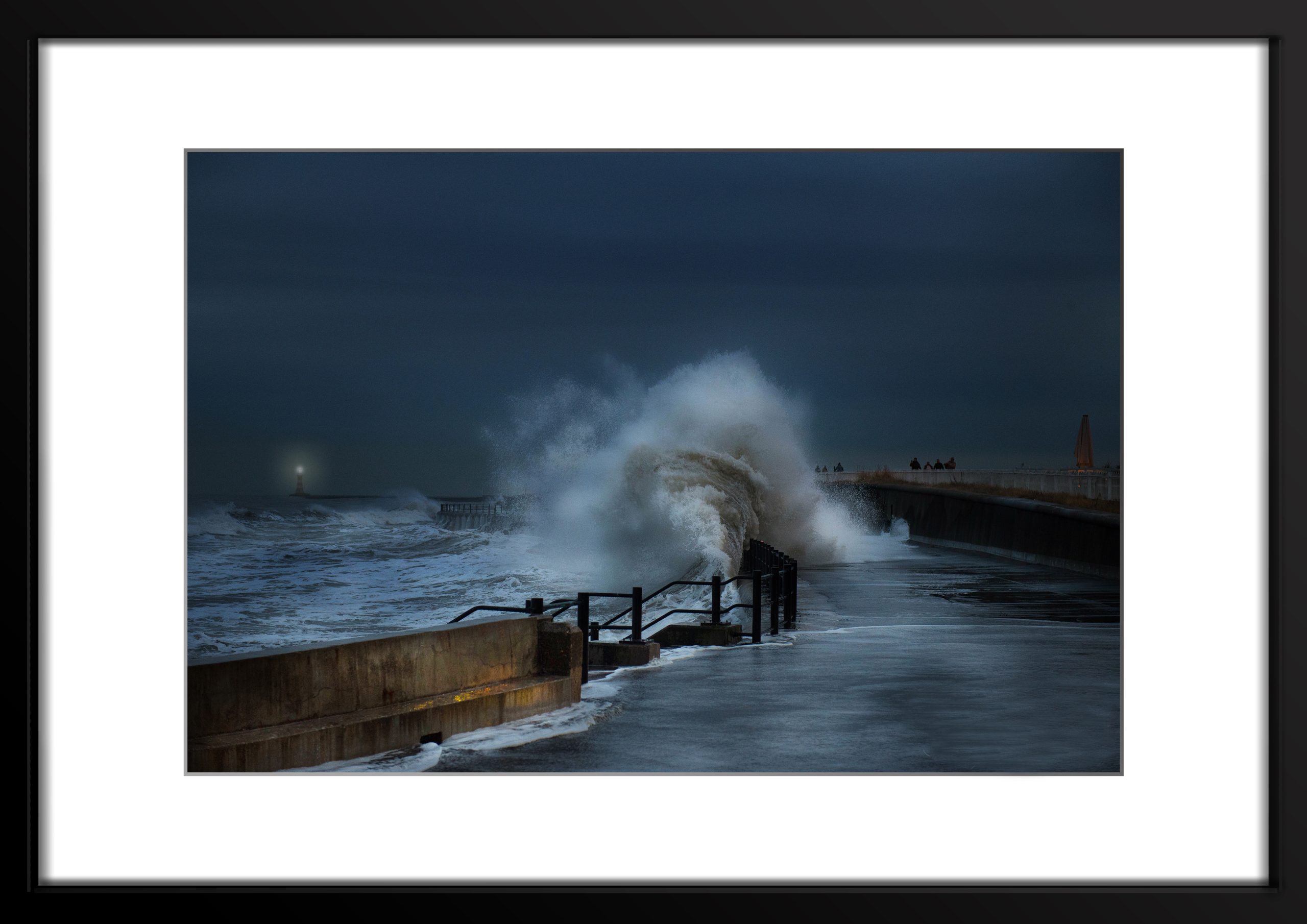 The Wild North Sea Framed Print