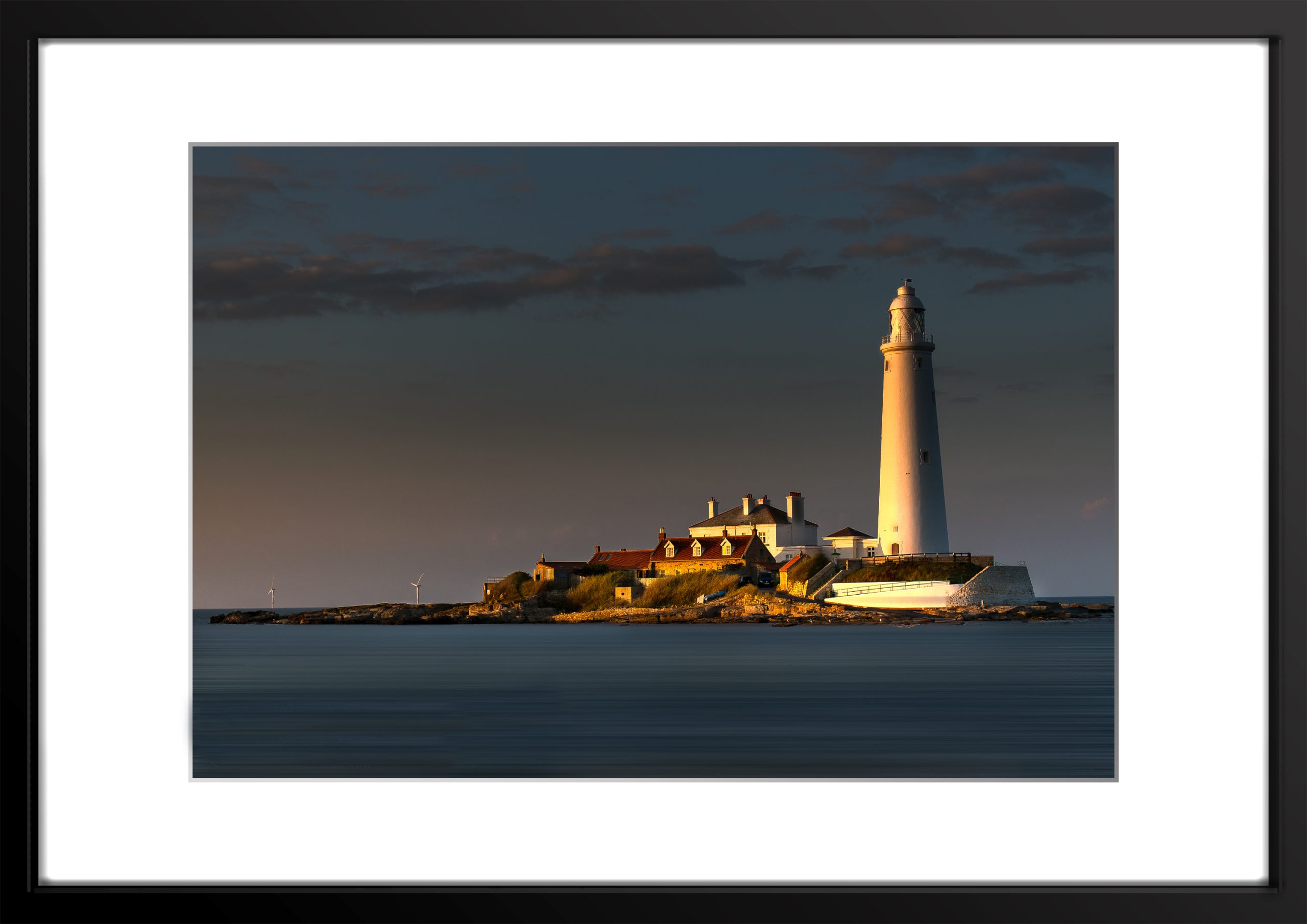 St Mary's Lighthouse Framed Print
