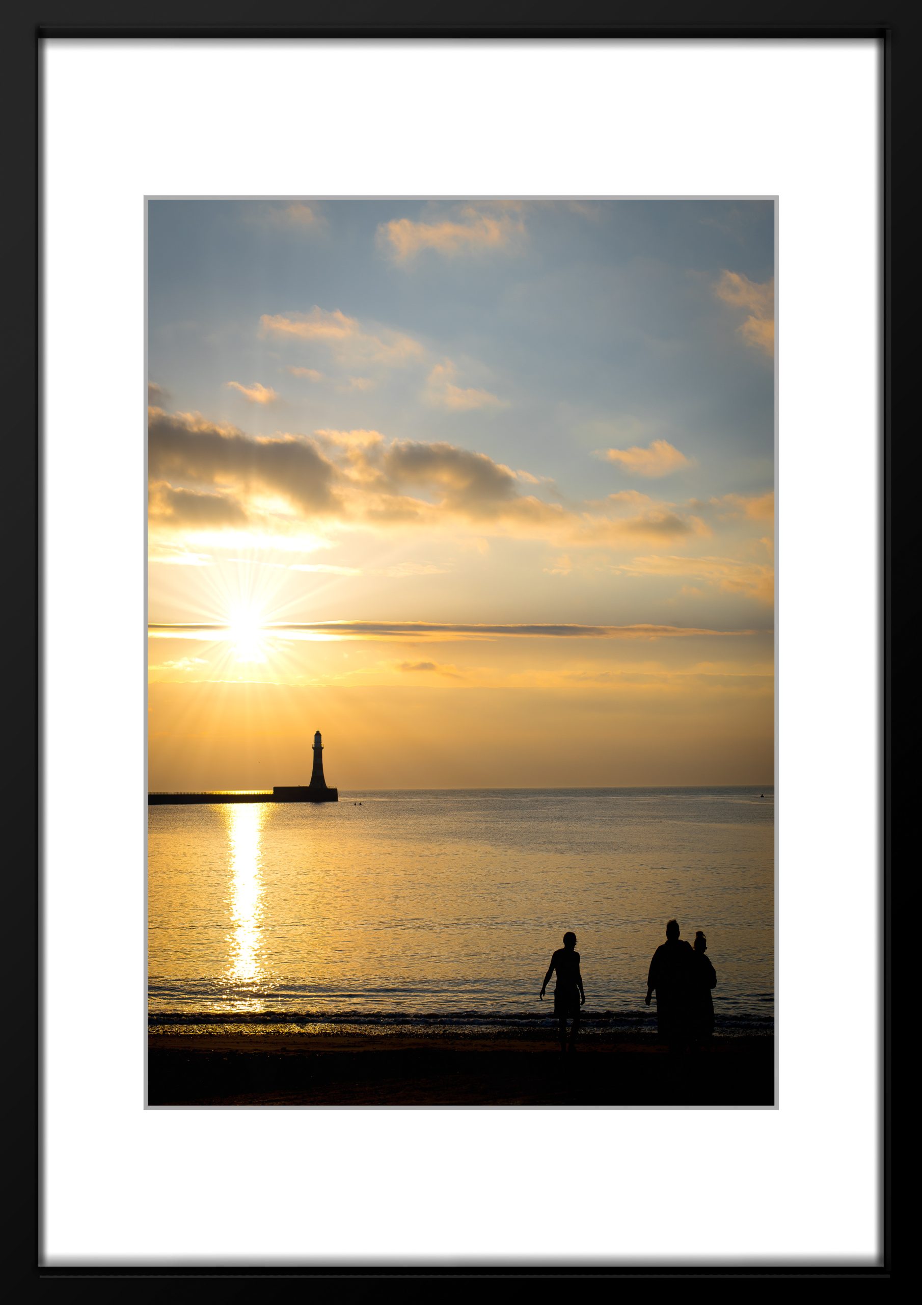 Roker Pier Framed Print