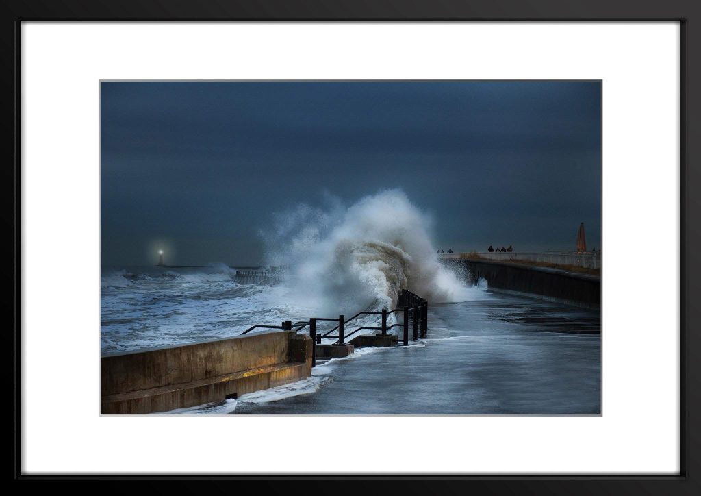 The Wild North Sea Framed Print